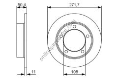 BOSCH 0986479R73 | FIAT LADA NIVA FREN DISKI ÖN