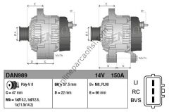 DENSO DAN989 | BMW RANGE ROVER III ALTERNATÖR