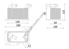 BEHR CLC 323 000P | VOLVO V60/V90/XC60/XC90 YAG SOGUTUCU RADYATÖRÜ