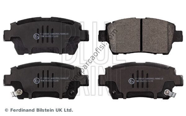 BLUE PRINT ADT342105 | JAPON YARIS (P1) (+ABS) : VERSO (E12) 1.6 02-03 PRIUS (W2) 03-09 FREN BALATASI ÖN