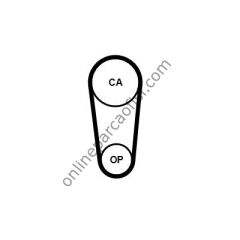 CONTITECH CT 1246 | OPEL ASTRA K TRIGER KAYISI
