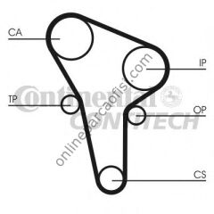 CONTITECH CT 513K1 | VW POLO CLASSIC-GOLF1-GOLF2-A80 TRIGER SETI