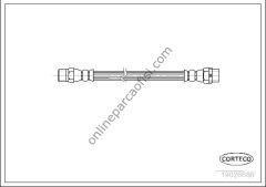 CORTECO 19026686 | BMW E36 FREN HORTUMU ARKA