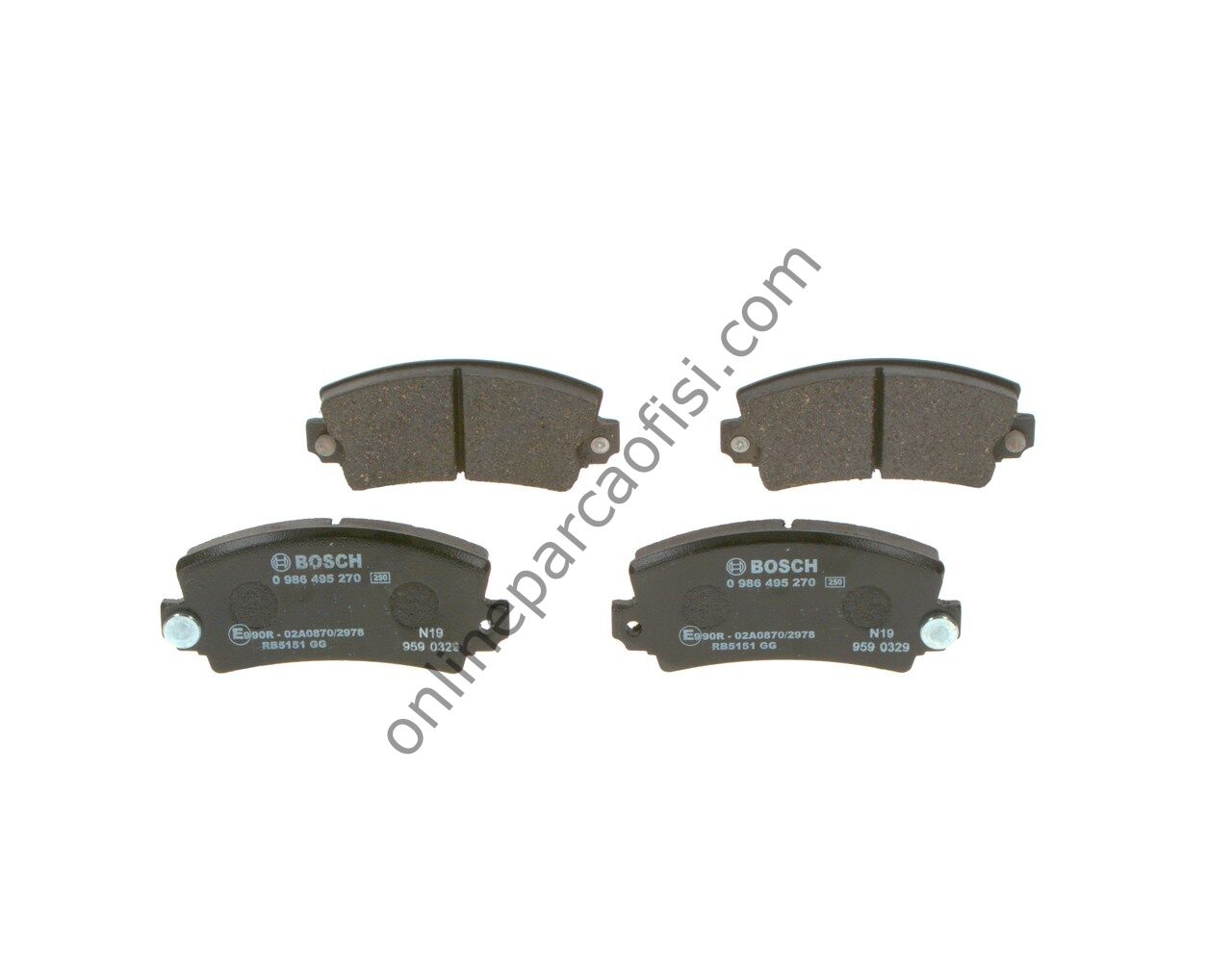 BOSCH 0986495270 | RENAULT 12/DACIA SOLENZA FREN BALATASI ÖN