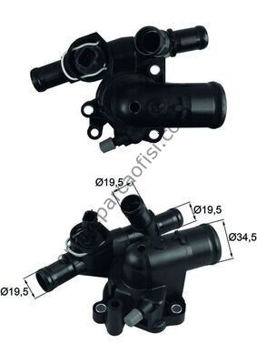 BEHR-T TI24889 | RENAULT LAGUNA II-III/KOLEOS/MEGANE II/LATITUDE/QASHQAI TERMOSTAT