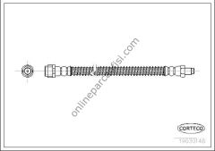 CORTECO 19030148 | MERCEDES W211-219 FREN HORTUMU ARKA