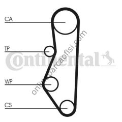 CONTITECH CT 527K2 | FIAT LADA VEGA-KALINA-SAMARA TRIGER SETI