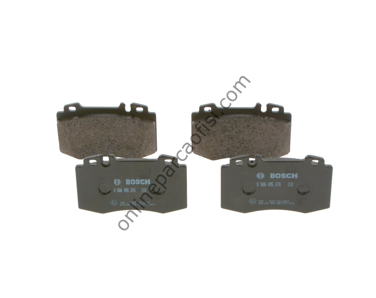 BOSCH 0986495278 | MERCEDES W203-211-219-220 FREN BALATASI ÖN