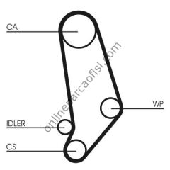 CONTITECH CT 539K1 | VW A100 TRIGER SETI