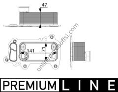 BEHR CLC 79 000P | BMW E81-E82-E87-E88-E90-E91-E92-E93-E60-E61-X1 E84-X3 E83 LCI YAG RADYATÖRÜ