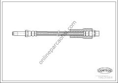 CORTECO 19031664 | BMW E39 FREN HORTUMU ARKA