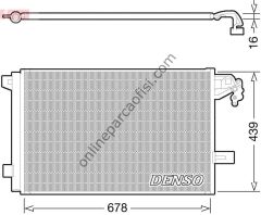 DENSO DCN32063 | VW T5,5-T6 KLIMA RADYATÖRÜ