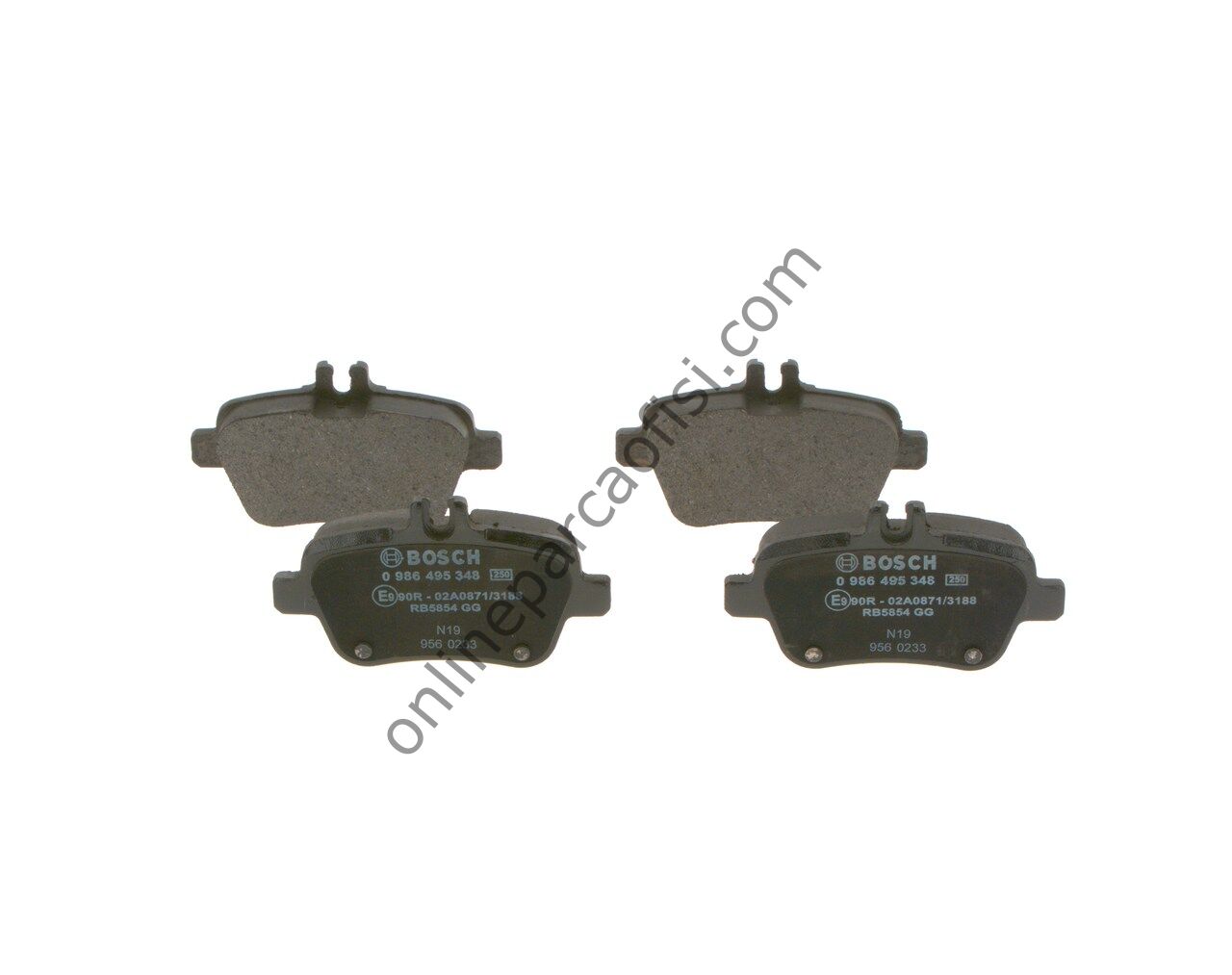 BOSCH 0986495348 | MERCEDES W176-246-117 FREN BALATASI ARKA