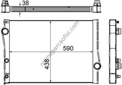 BEHR CR 1049 000S | BMW X5 E70-X5 E70 LCI-X6 E71 SU RADYATÖRÜ