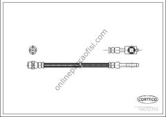 CORTECO 19032310 | VW A4 FREN HORTUMU ARKA