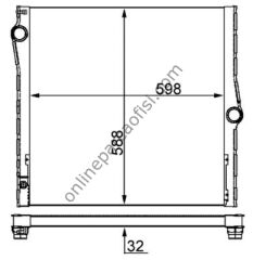 BEHR CR 1050 000S | BMW X5 E70 SU RADYATÖRÜ