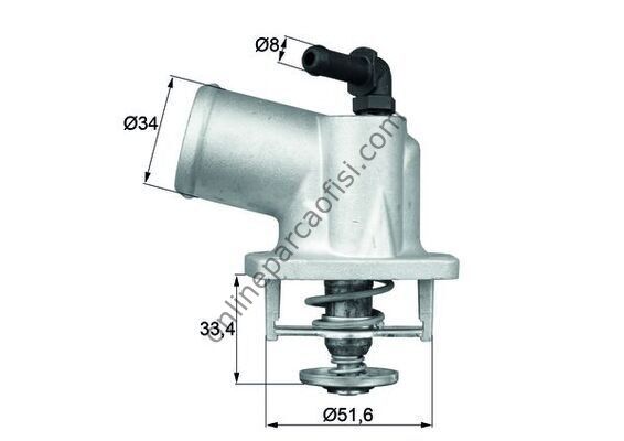 BEHR-T TI5492D | OPEL ASTRA G CORSA C VECTRA B-C TERMOSTAT