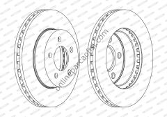 FERODO DDF1184C | FIAT JEEP CHEROKEE FREN DISKI ÖN