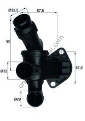 BEHR-T TI787 | VW A4 TERMOSTAT