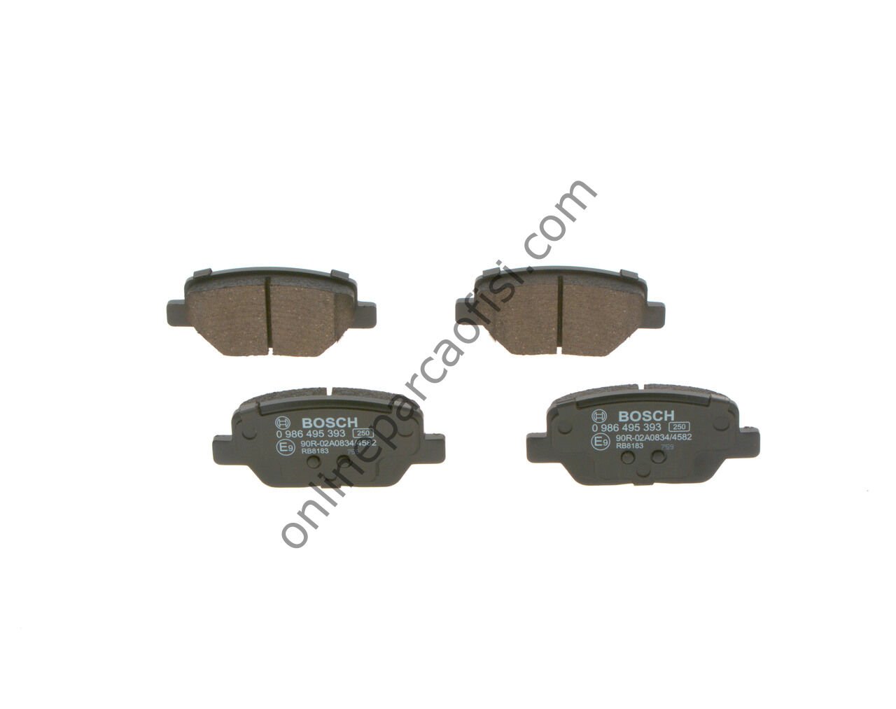 BOSCH 0986495393 | FIAT EGEA FREN BALATASI ARKA