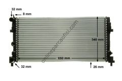 BEHR CR 1096 000P | VW POLO-A1-IBIZA-FABIA SU RADYATÖRÜ