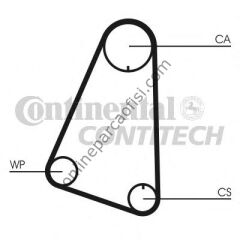 CONTITECH CT 633 | VW GOLF1-GOLF2-A80 TRIGER KAYISI