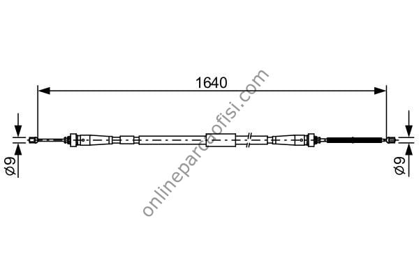 BOSCH 1987482638 | RENAULT CAPTUR EL FREN TELI ARKA SAG