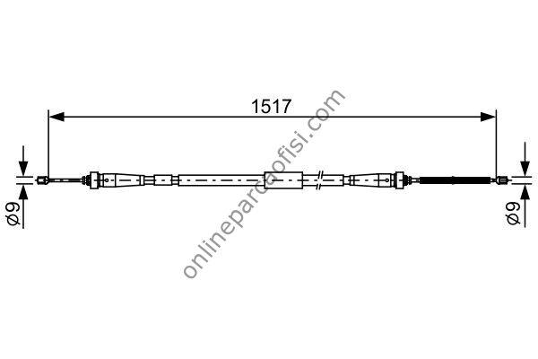 BOSCH 1987482639 | RENAULT CAPTUR EL FREN TELI ARKA SOL