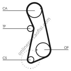 CONTITECH CT 637K1 | VW GOLF1-GOLF2-A80 TRIGER SETI