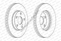 FERODO DDF2653C | JAPON COROLLA 13-18 / AURIS FREN DISKI
