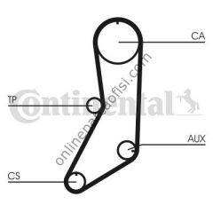 CONTITECH CT 643 | FIAT M 131-REGATA TRIGER KAYISI