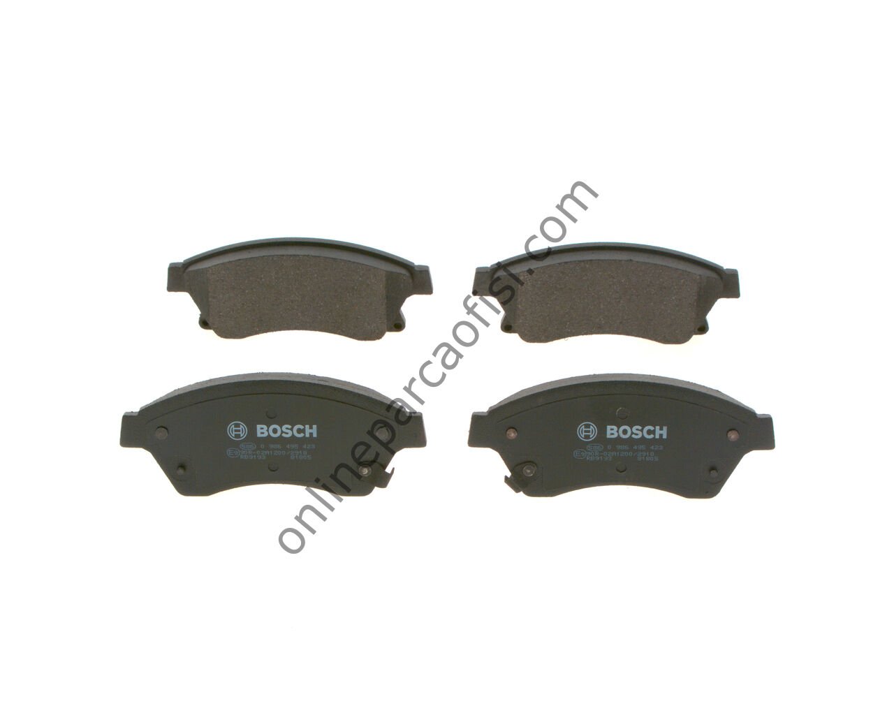 BOSCH 0986495423 | OPEL ASTRA J CRUZE AVEO T300 FREN BALATASI ÖN