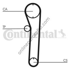 CONTITECH CT 680 | JAPON CARRY (SK410) : ALTO (EC) 86-93 MARUTI 94-00 (FF) 1.1 04-08 TRIGER KAYISI
