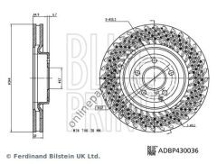 BLUE PRINT ADBP430036 | MERCEDES 218 FREN DISKI ÖN