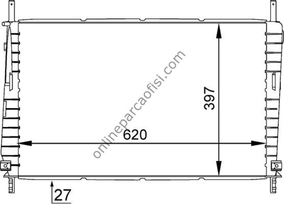 BEHR CR 1141 000S | FORD MONDEO SU RADYATÖRÜ