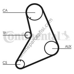 CONTITECH CT 687K1 | FORD SIERRA II TRIGER SETI