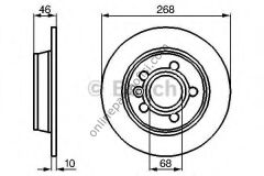 BOSCH 0986478421 | FORD GALAXY I/SHARAN FREN DISKI