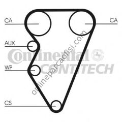 CONTITECH CT 708 | BMW 100-200 II TRIGER KAYISI