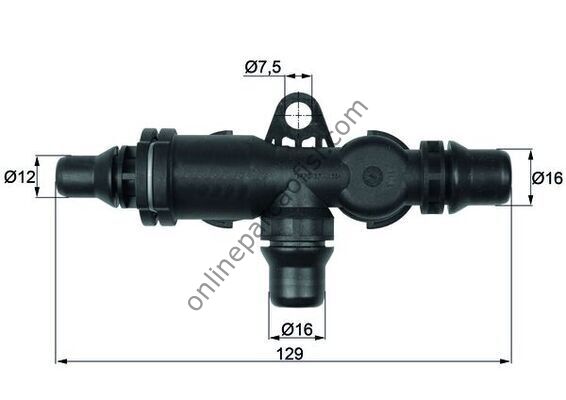 BEHR-T BH TO482 | BMW X5 E53 TERMOSTAT