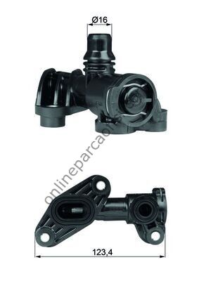 BEHR-T TO693 | BMW X5 E70-X6 E72 TERMOSTAT