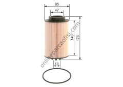BOSCH 09864B2003 | AV HOCL, LION´S CITY, NL 313, TGA, TGL, TGM I, TGS TGX I YAKIT FILTRESI