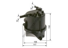 BOSCH BCH 09864B2006 | FORD FIESTA/PSA/MAZDA/TOYOTA YAKIT FILTRESI