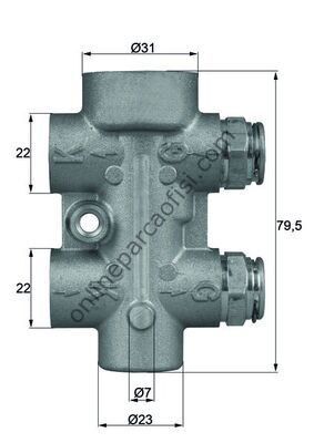 BEHR-T TO880 | MERCEDES 211-221-164-251 TERMOSTAT