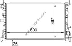 BEHR CR 1344 000S | FORD FOCUS SU RADYATÖRÜ