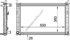 BEHR CR 1356 000S | FORD FIESTA-FUSION SU RADYATÖRÜ