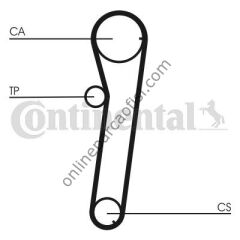 CONTITECH CT 740 | JAPON CHARADE III (G100, G101, G102) TRIGER KAYISI