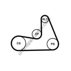 CONTITECH C 5PK 1121EXTRA | VOLVO S60 V KAYISI