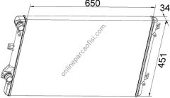 BEHR BHR CR 1538 000S | VW GOLF5-GOLF6-JETTA-PASSAT-A3-LEON SU RADYATÖRÜ