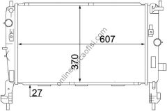BEHR CR 1499 000S | OPEL MERIVA A SU RADYATÖRÜ