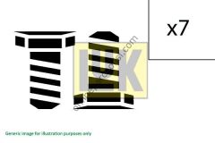 LUK 411 0186 10 | FIAT DAILY III-IV-V-VI VOLAN CIVATA SETI